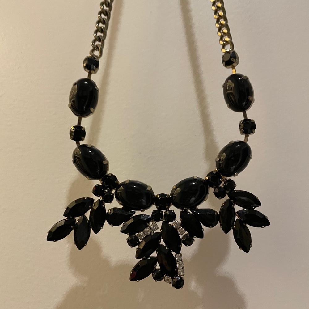 Black JCrew statement necklace